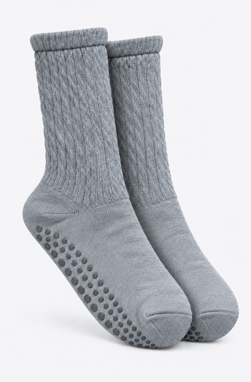 Gray high socks