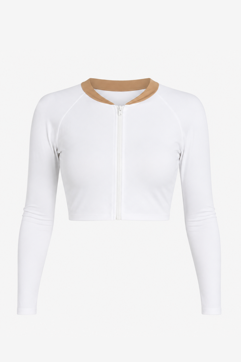 Haut MARGAUX - Blanc & Beige