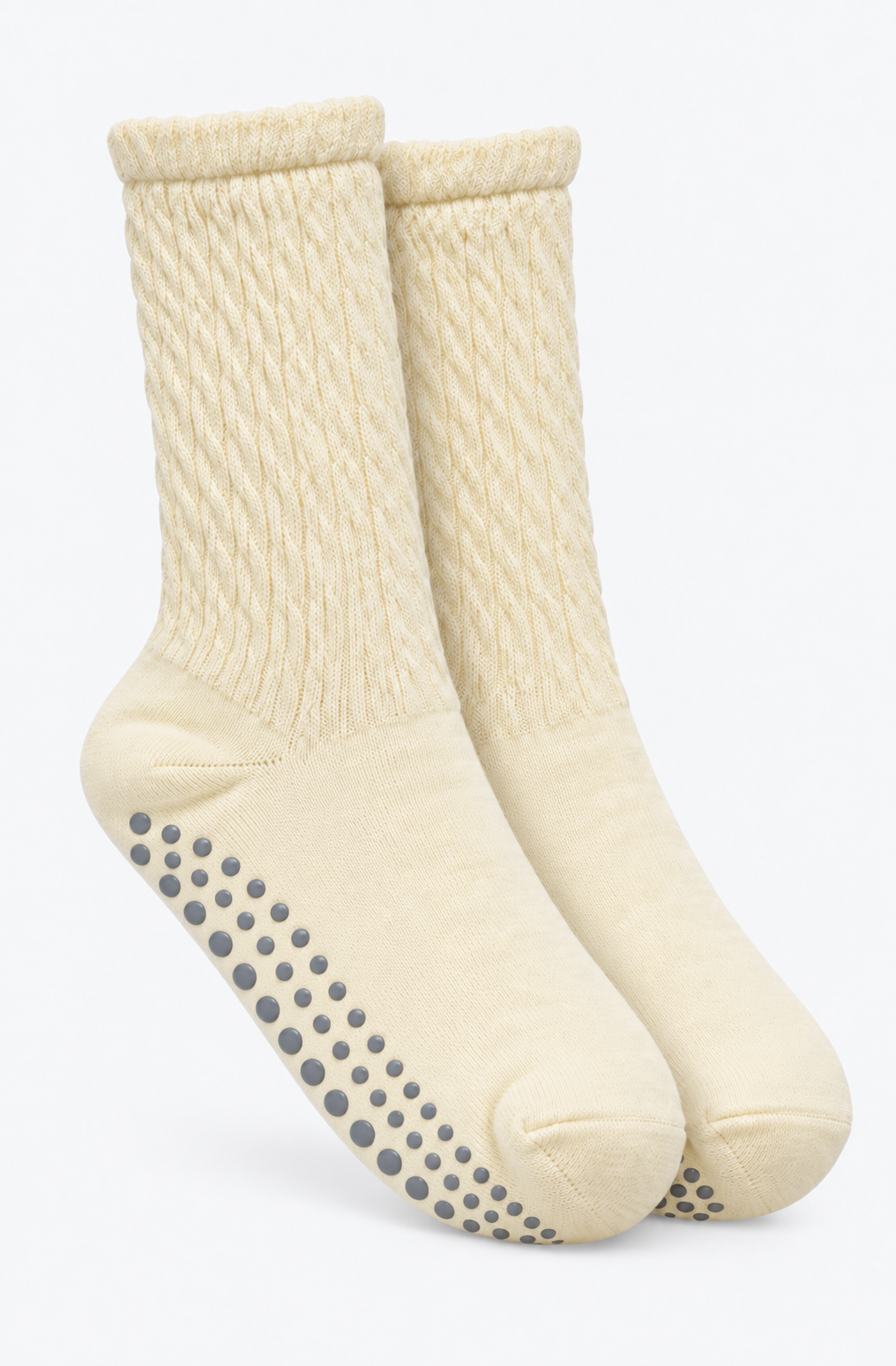 Gray high socks